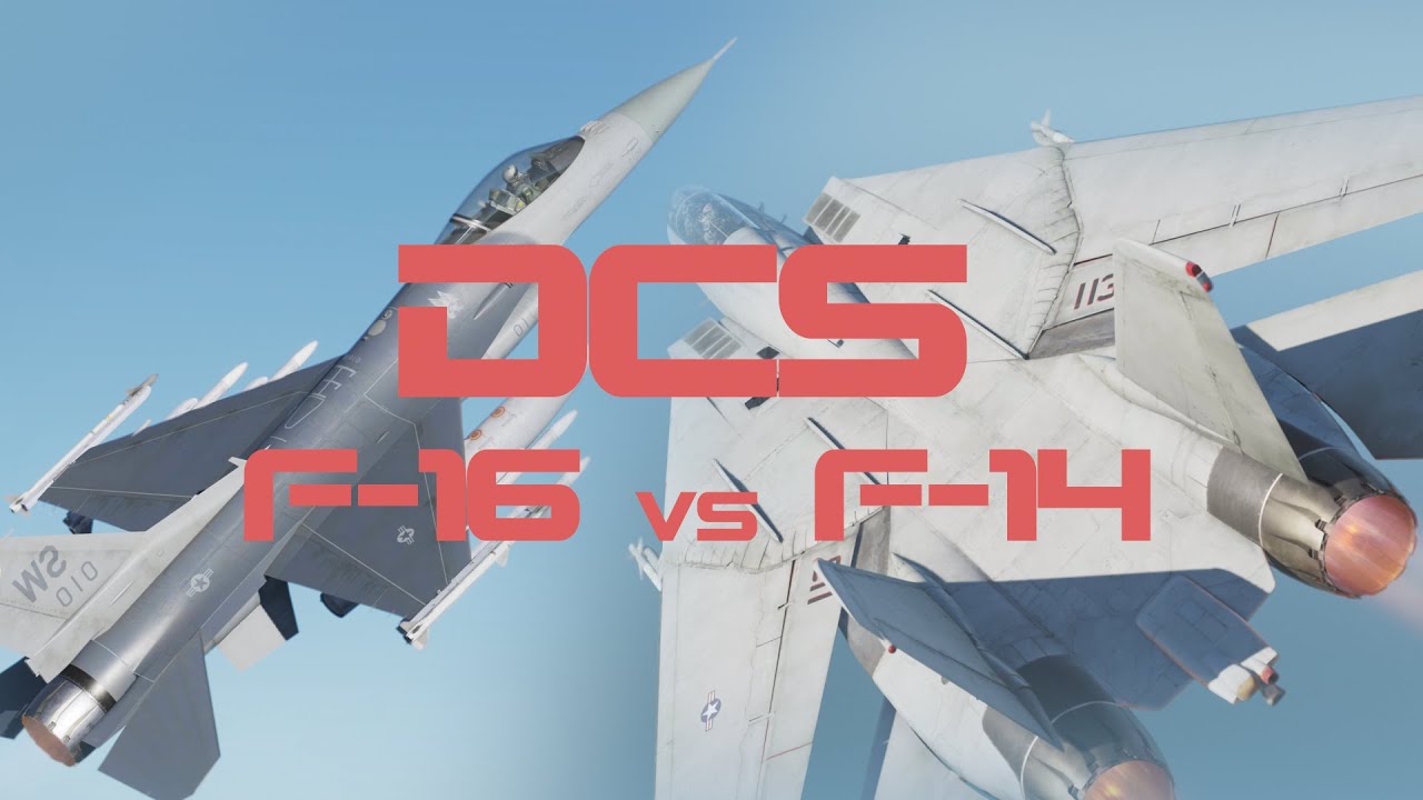 DCS F-16 vs F-14 Long range battle