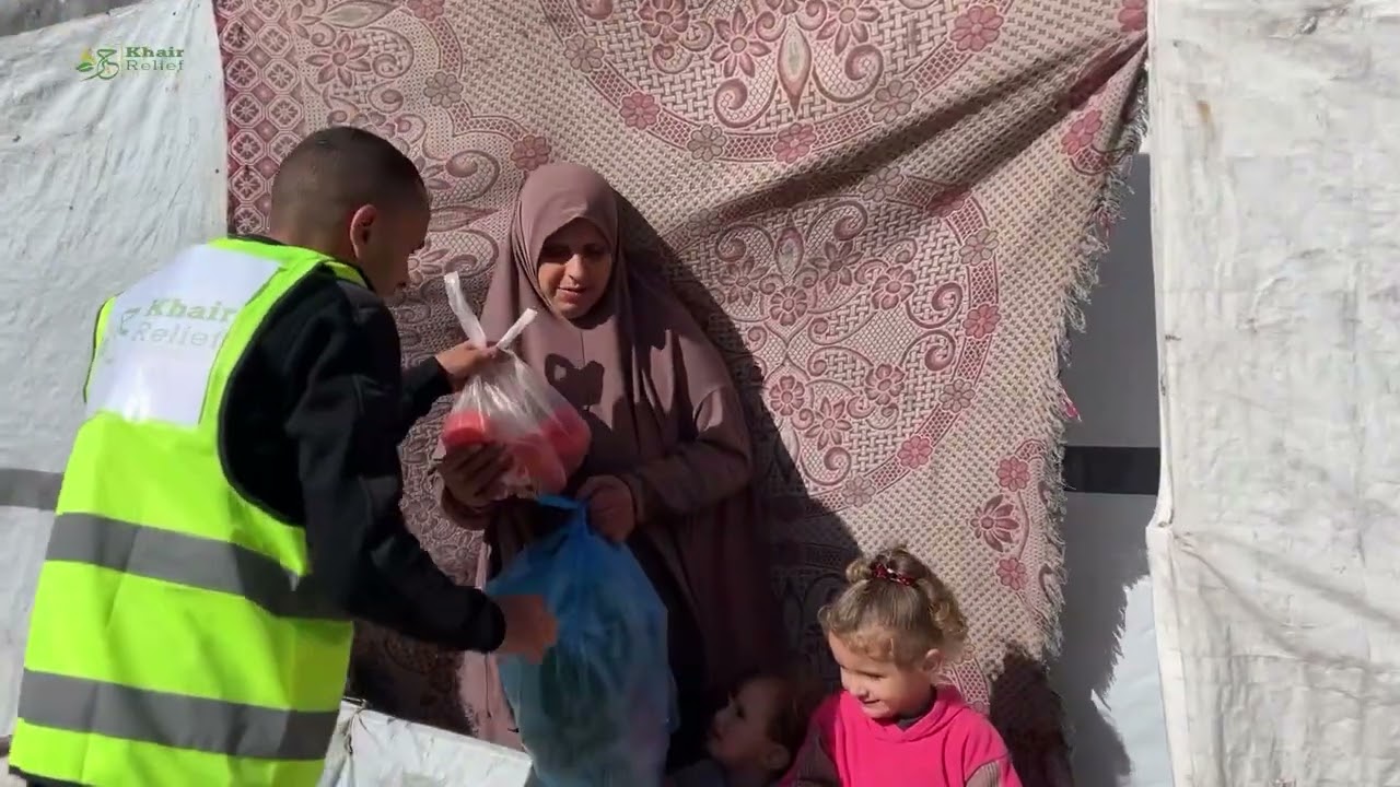 Gaza Food Relief: Fresh Vegetables Delivered | Khair Relief