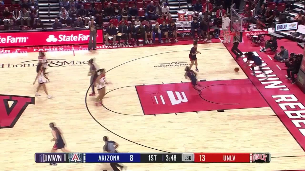 UNLV Lady Rebels vs. Arizona Women's Basketball Highlights | 2023-24 Season
