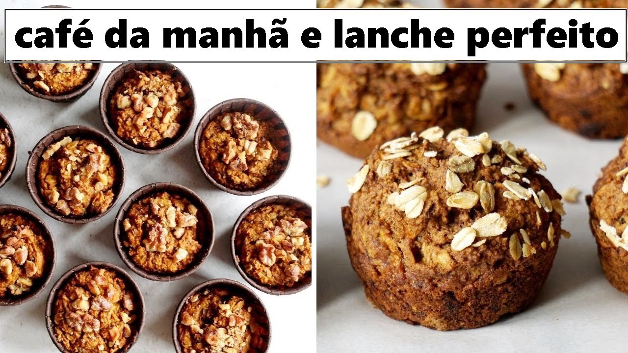 3 ideias de muffins veganos saudáveis, baratos e sem farinha processada
