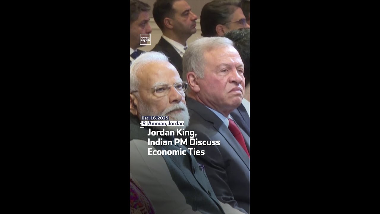 Jordan King, Indian PM Discuss Economic Ties