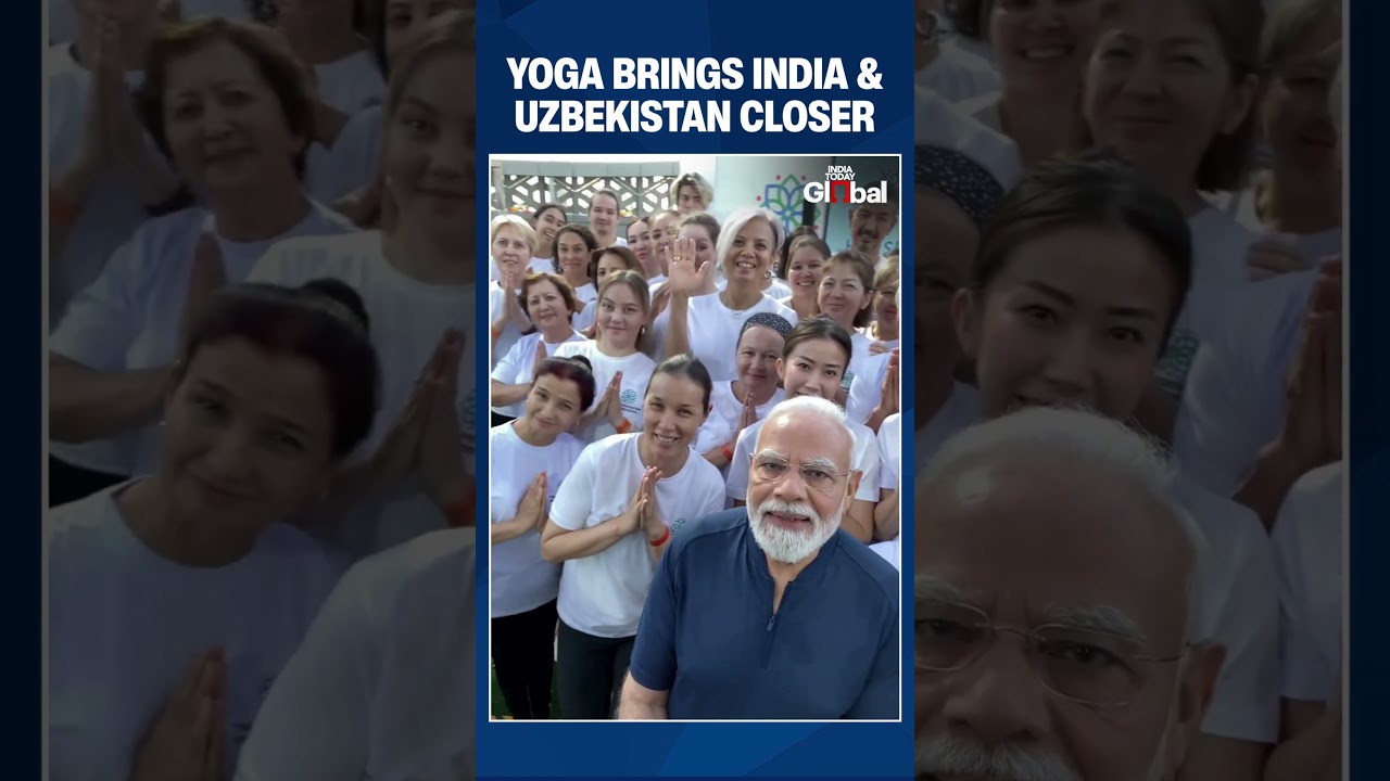 PM Modi Leads Yoga in Uzbekistan: Big India-Uzbekistan Talks With President Mirziyoyev Begin