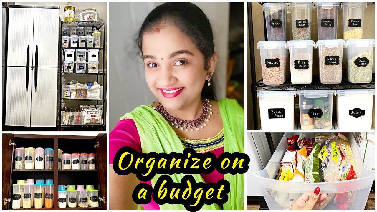 Setting up a PANTRY on a BUDGET - KITCHEN organization - House cleaning routine