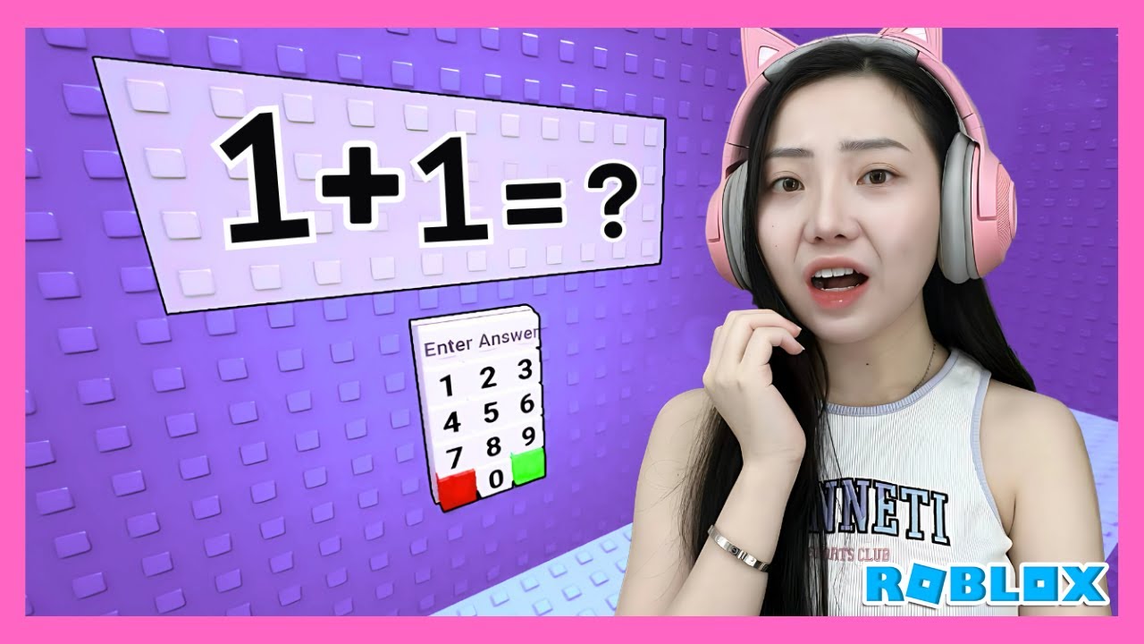 Belajar Matematika Sambil Nge Troll - Troll Math Tower - Roblox Indonesia