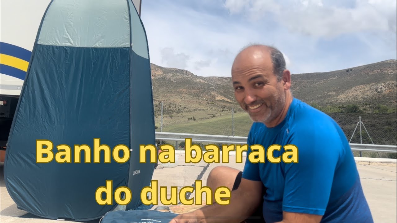 Tomar banho fora do caminhão dentro da barraca para banho - Primafrio Ep. 38