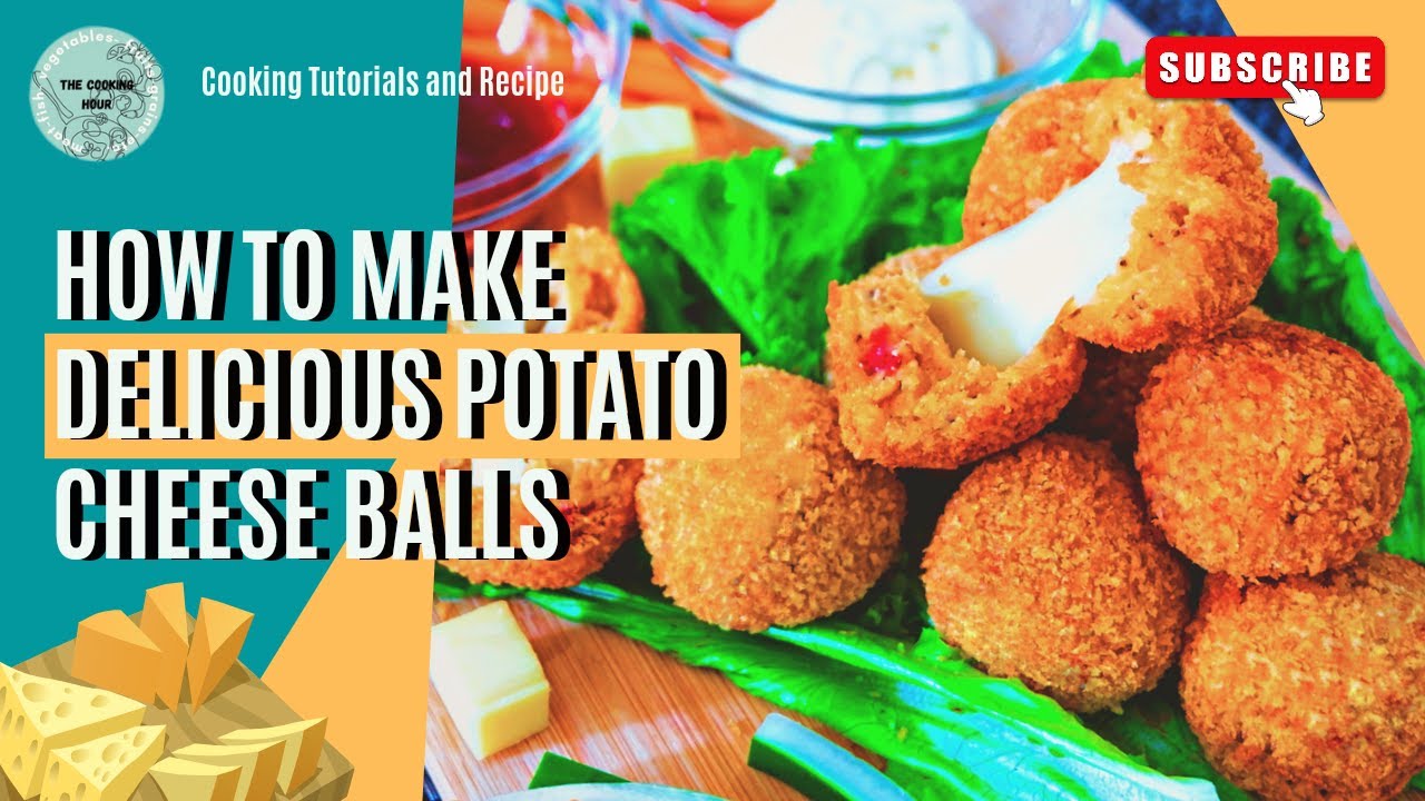 CRISPY POTATO CHEESE BALLS EASY REICPE