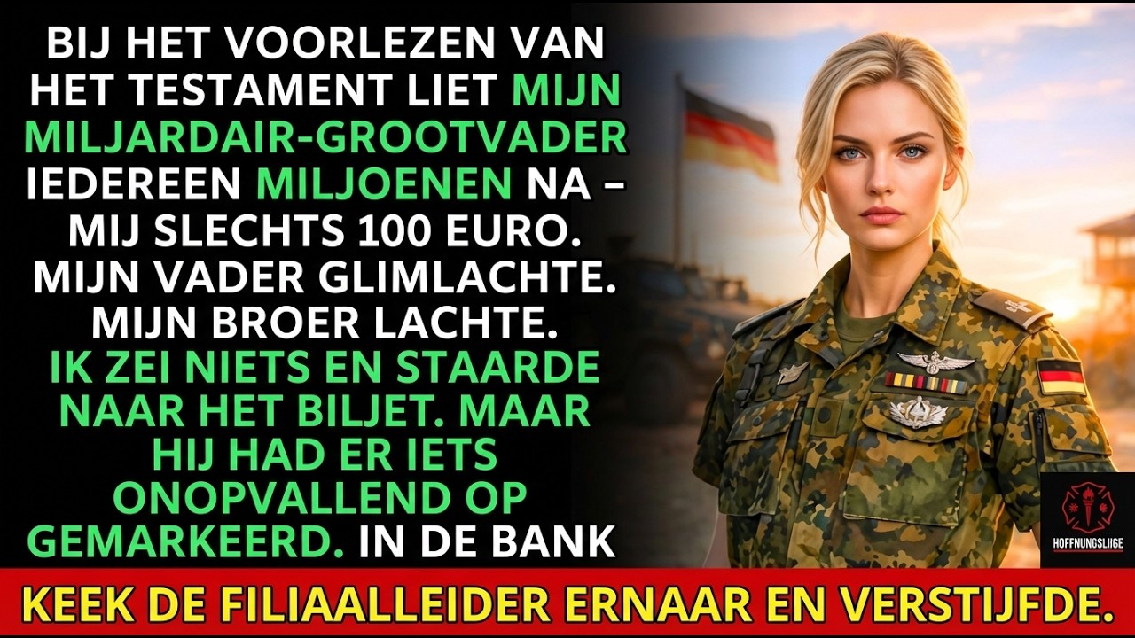 Bij het voorlezen van het testament: de miljardair opa liet iedereen miljoenen na — mij alleen…