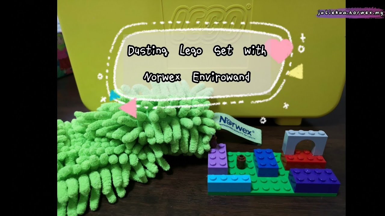 Dusting Lego Set with Norwex