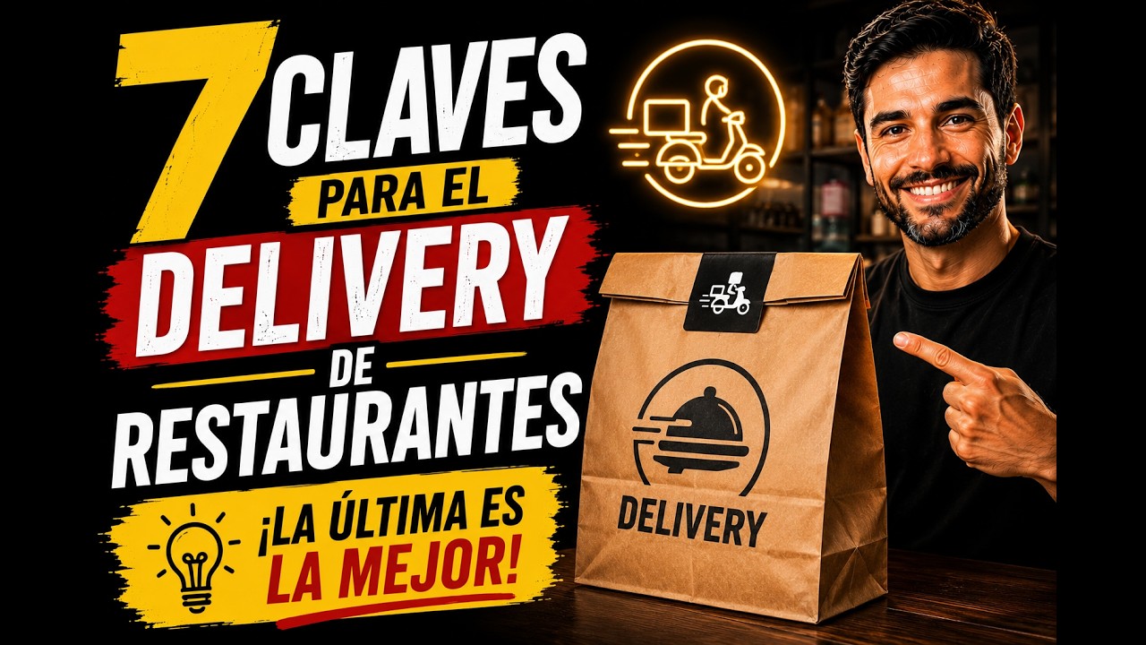 7 CLAVES para el DELIVERY DE RESTAURANTES - ¡La última es la mejor!