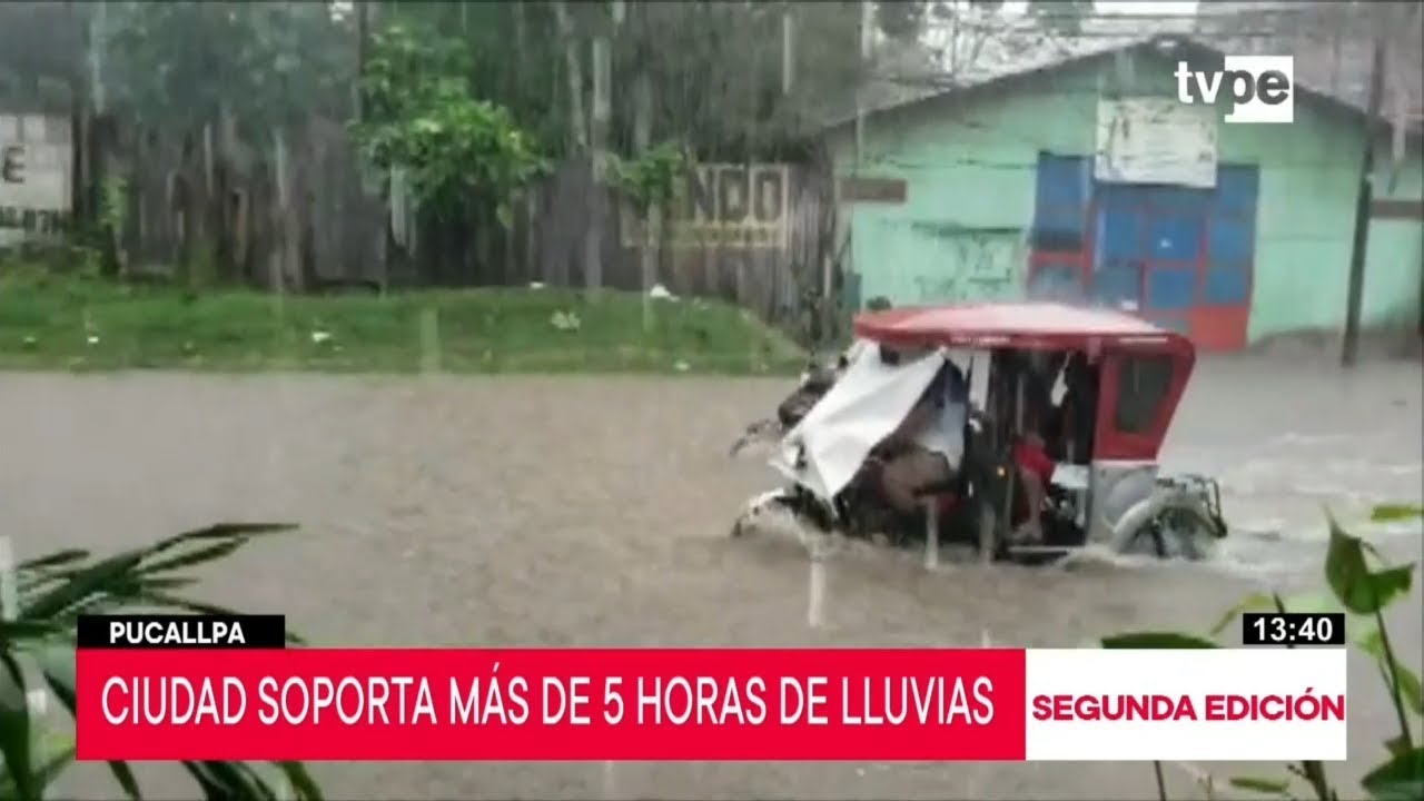 Pucallpa y las lluvias por cinco horas
