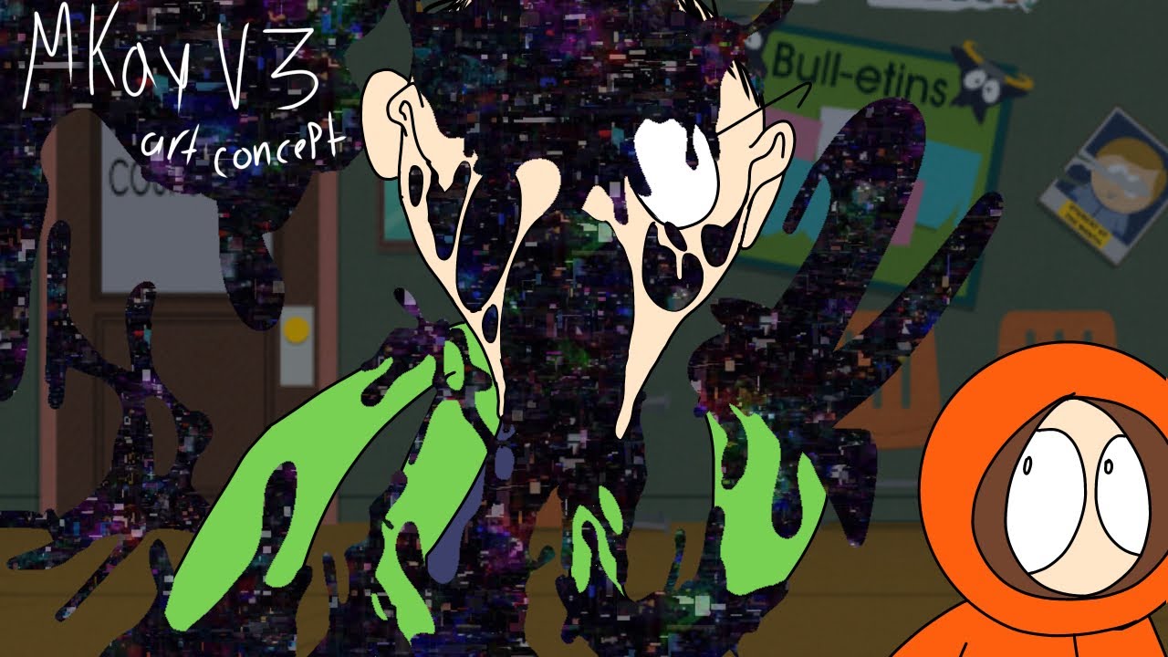 Fnf x pibby: SPDP: Mkay V3 art concept (164 sub special🥳)(@SouthParkDestroyedPast)