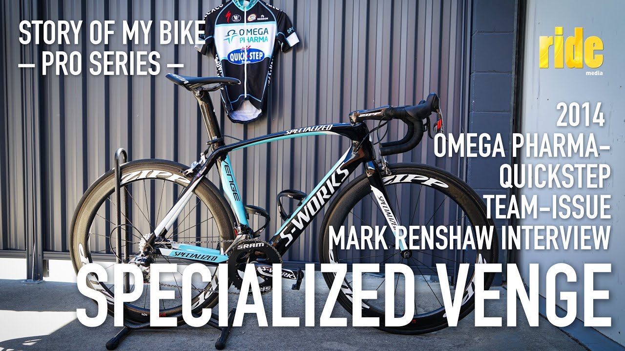 Mark Renshaw: Story of my bike (pt6) – Specialized Venge, with SRAM Red, Omega Pharma Quickstep 2014