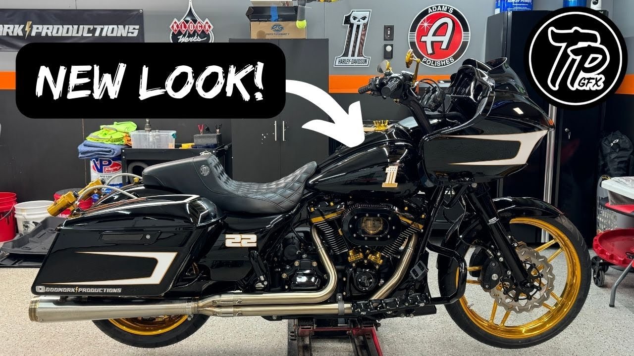 I WRAPPED MY HARLEY DAVIDSON ROAD GLIDE! *NOT PAINT*