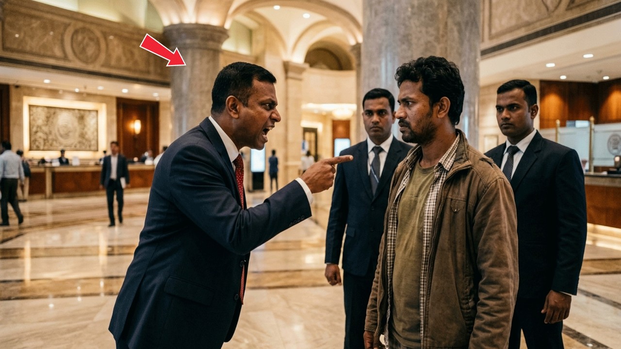 “यहाँ से निकल जाओ, भिखारी!” — मैनेजर चिल्लाया… जब तक उसे पता नहीं चला कि वह कौन था ⚡