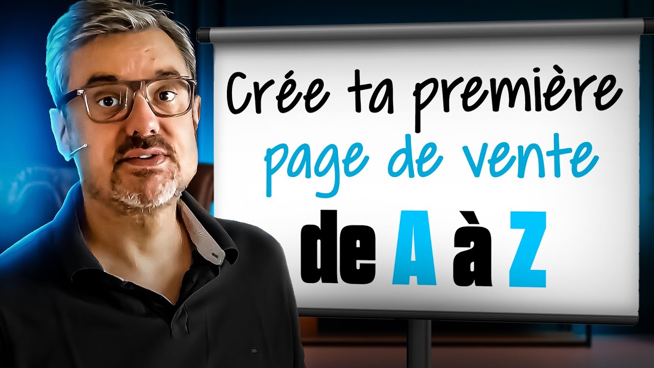 Regardez cette vid&eacute;o si vous &eacute;crivez votre premi&egrave;re page de vente