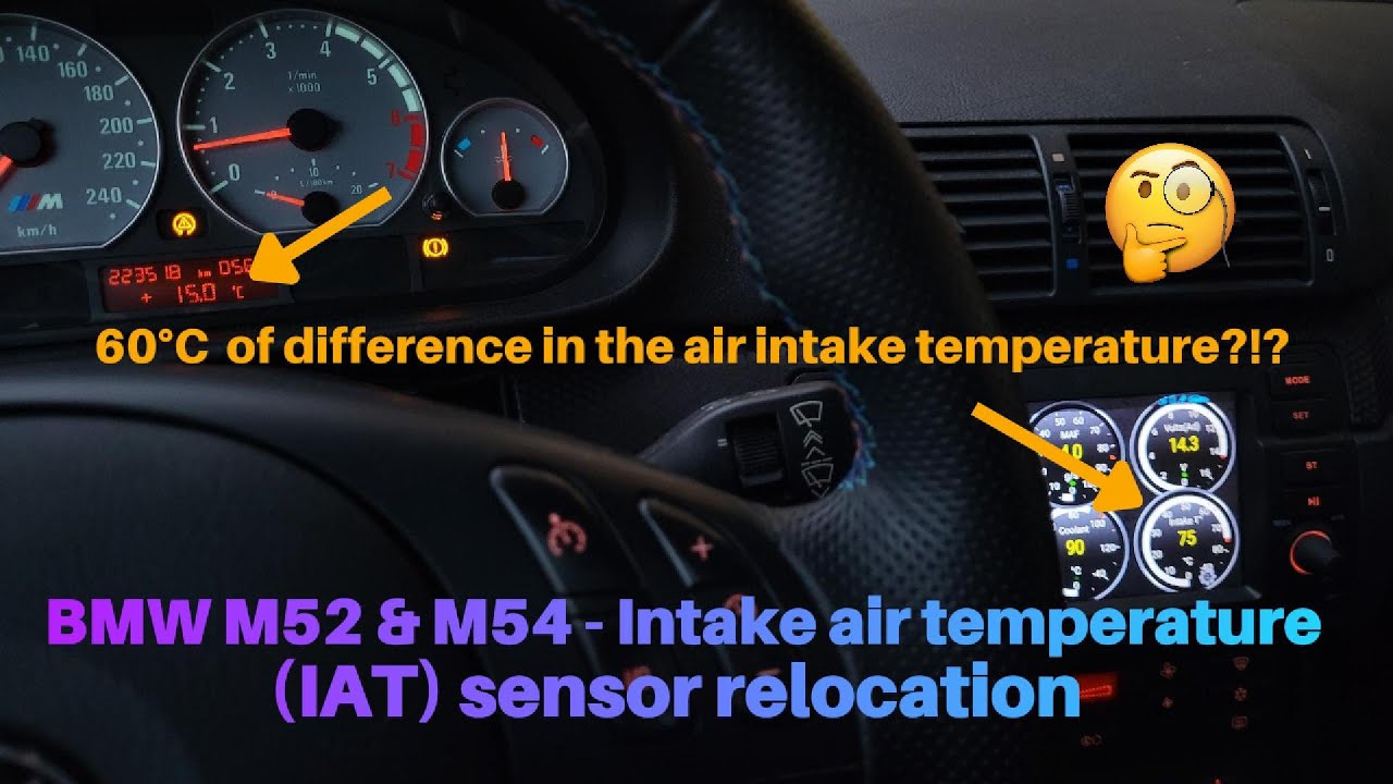 🌡️ BMW M52 & M54 - Was the Intake Air Temp. Sensor (IAT) in the wrong location by design? 🤔 #bmw