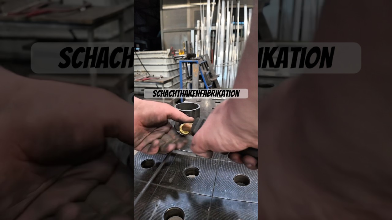 Schachthakenfabrikation #schlosser #schlosserei #metallbau #metallbauer #schwei&szlig;er #stahlbau
