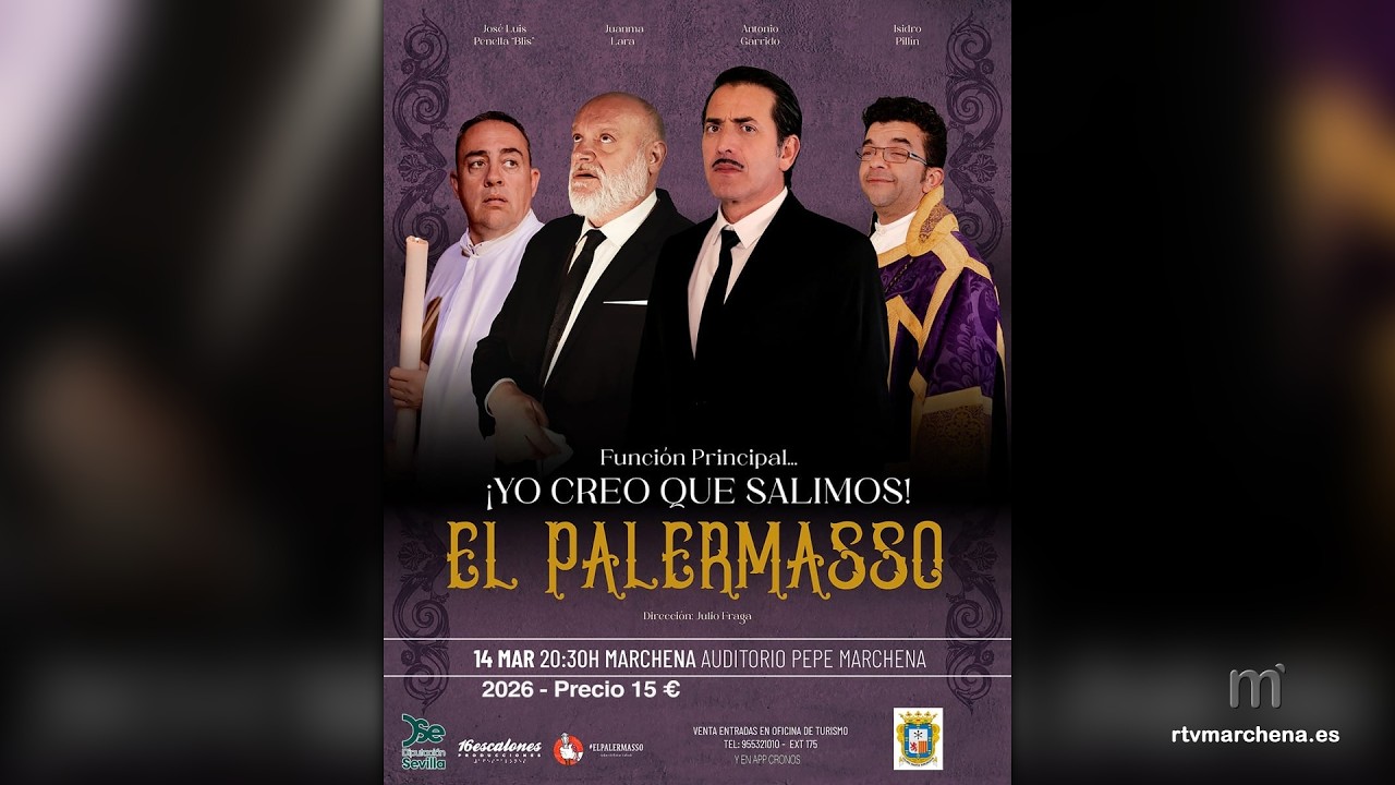 El Palermasso llega a Marchena el próximo 14 de marzo con su comedia `¡Yo creo que salimos!´