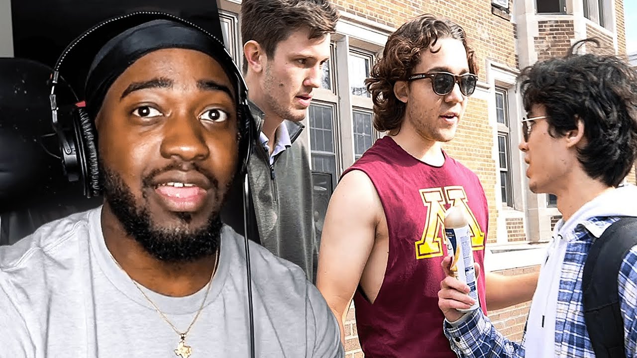 JiDion Reacts To Frat Boys Getting In Lofe's Face!