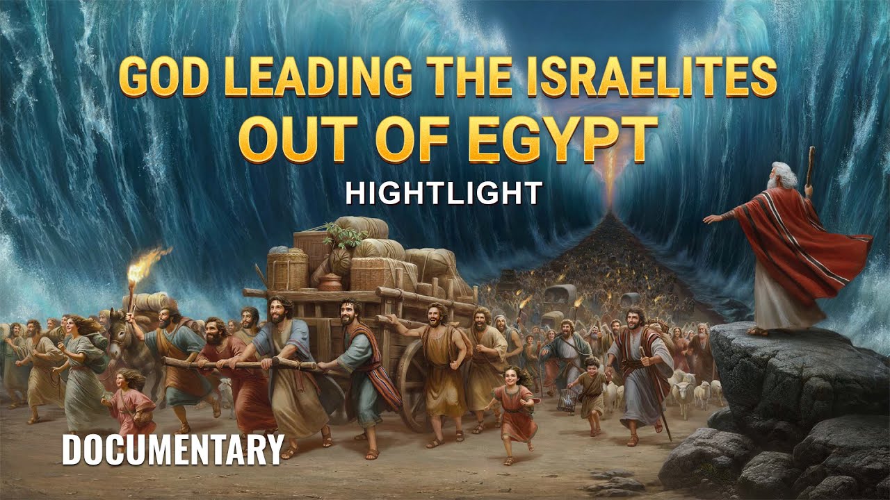 God Leading the Israelites Out of Egypt