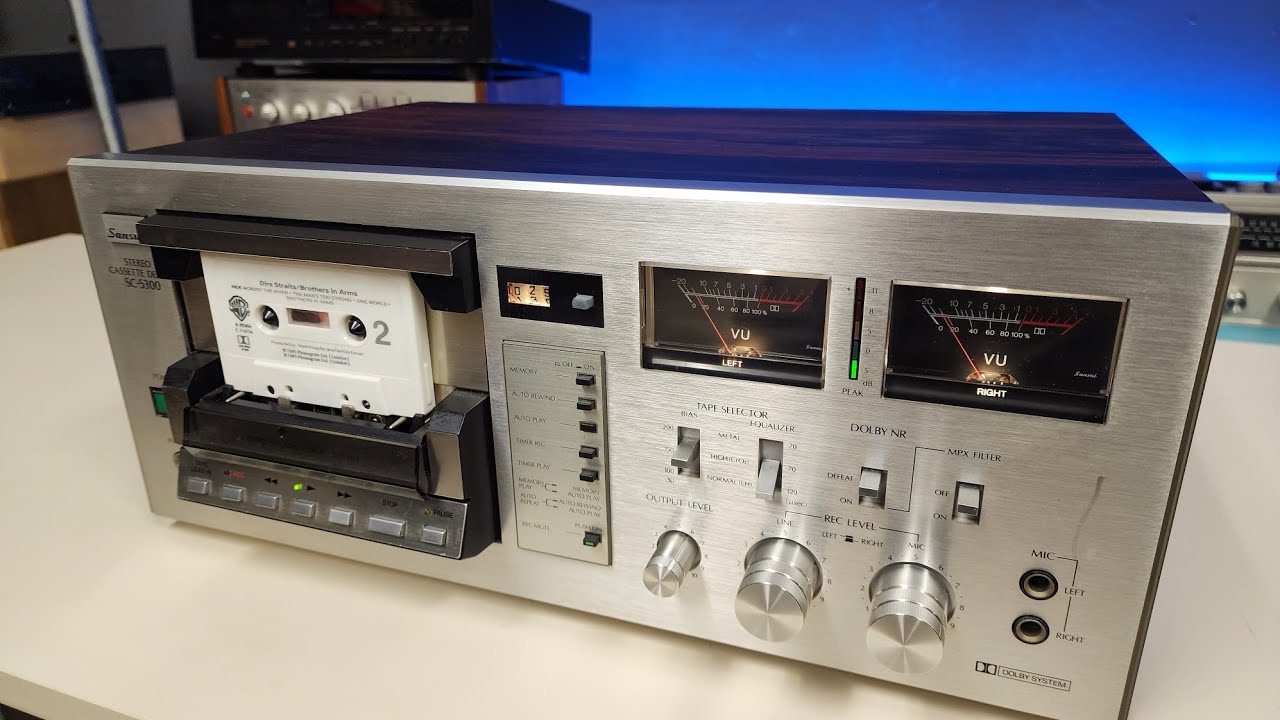 Sansui SC-5300 Stereo Cassette Deck - Demo After Repair