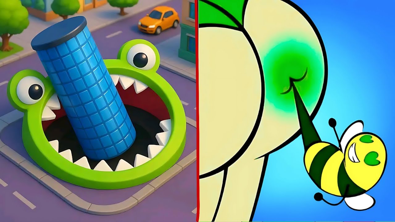 ⛳ Hole .IO 🆚 Помощь 💩 Monster 3: хитрый сюжет, захватывающий ASMR-геймплей, новое обновление💥