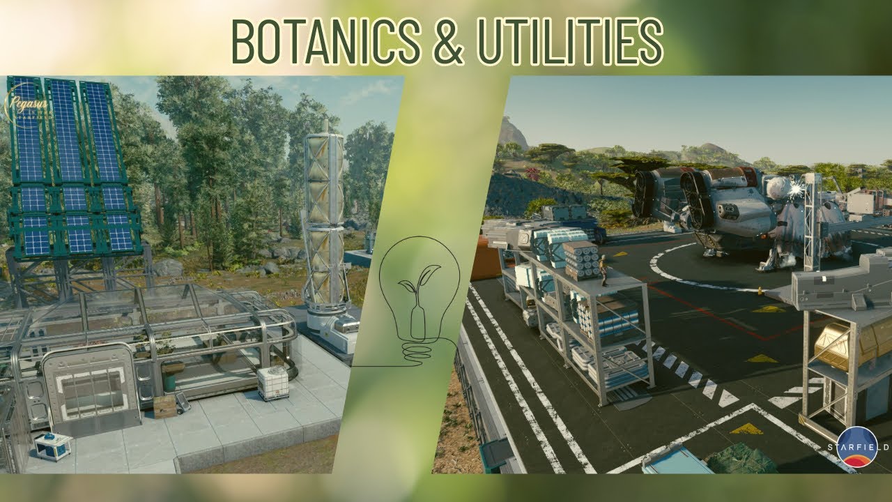 Pegasus Outpost Botanics & Utilities [Starfield Mod Overview]