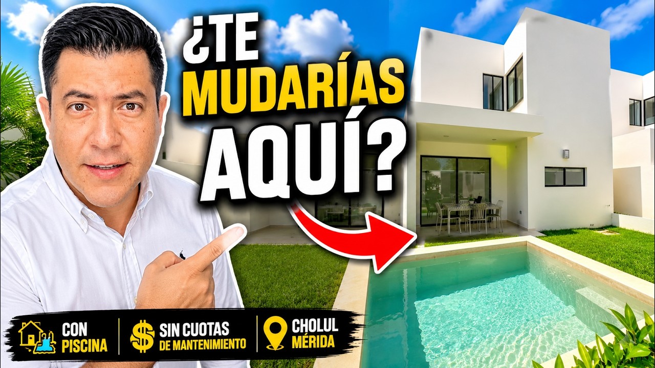 🏡 Casas en VENTA en Mérida, Yucatán  2025 |  3 CASAS sin atrasos de obra- entregas Mayo
