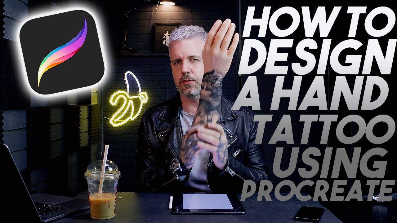 ЧАСТЬ 1 - Учебник PROCREATE - Как создать ТАТУИРОВКУ для РУКИ!