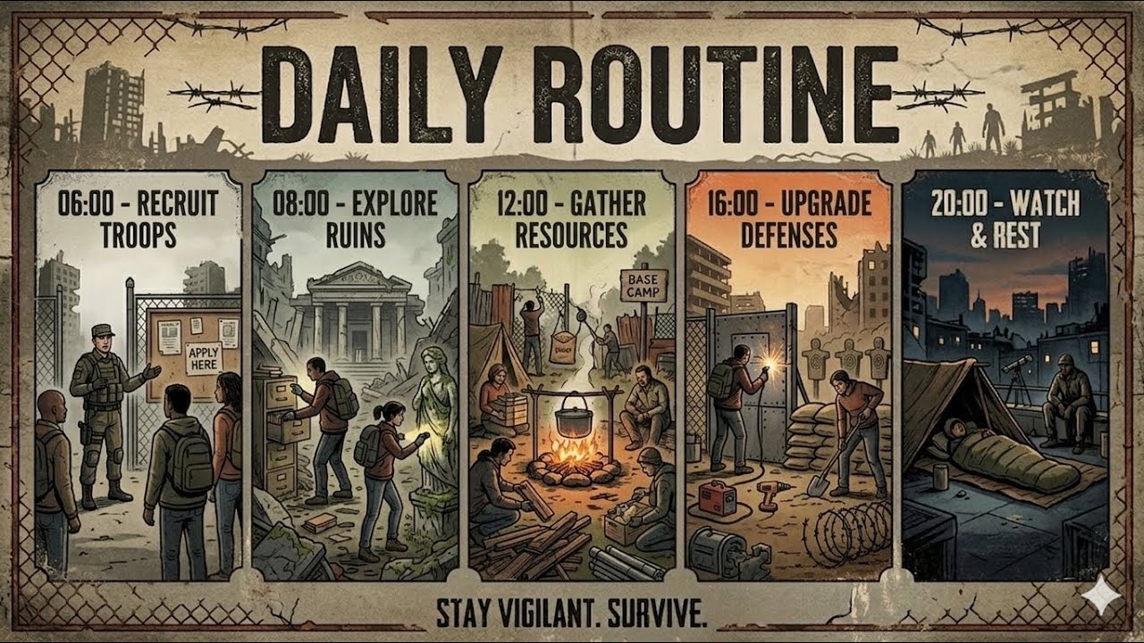 My Daily Routine - Age of Z Origins AOZ - Nation 923