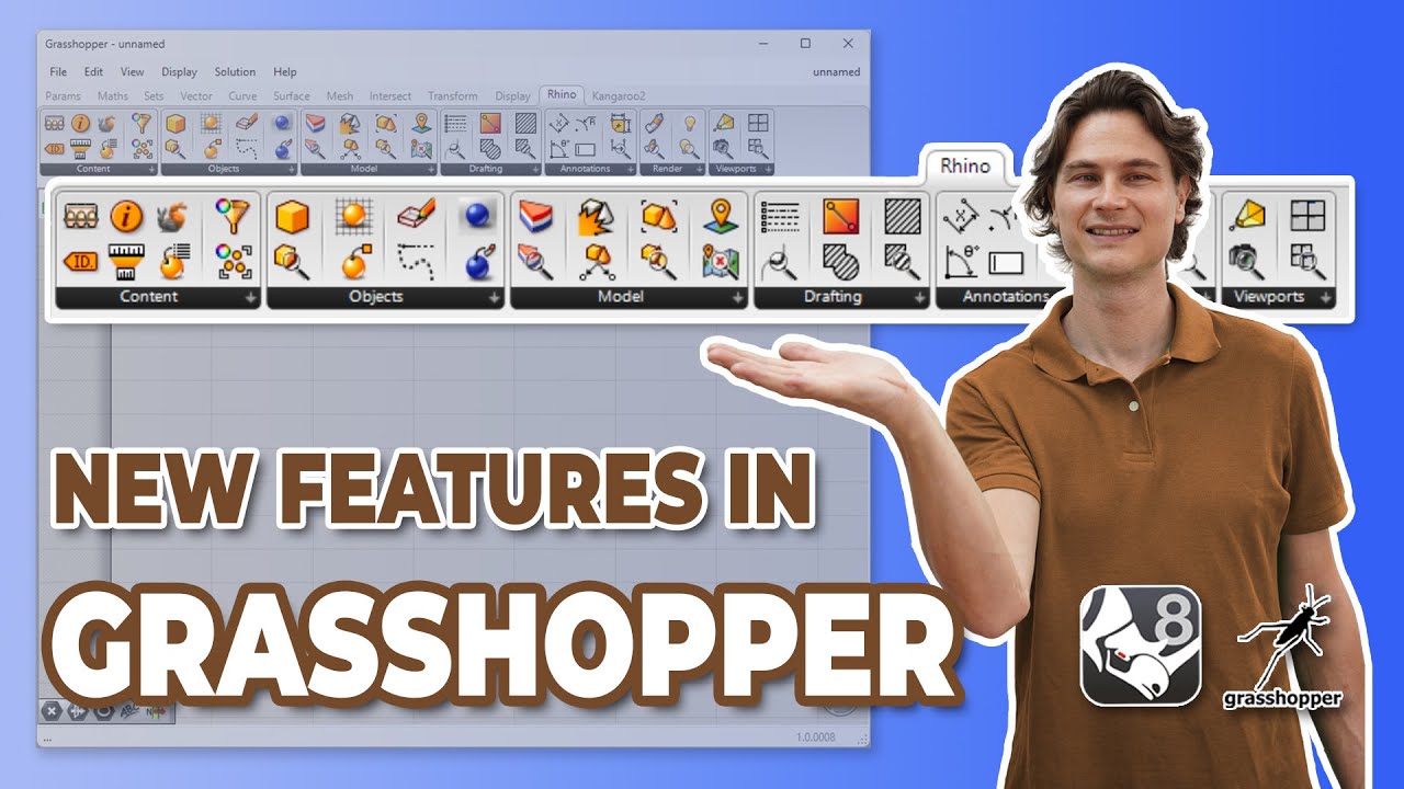 New Features in Grasshopper for Rhino 8