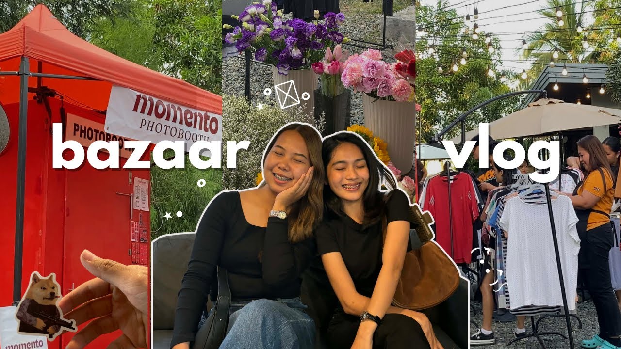 Bazaar Vlog! ✨ ChiKath&rsquo;s first vlog 