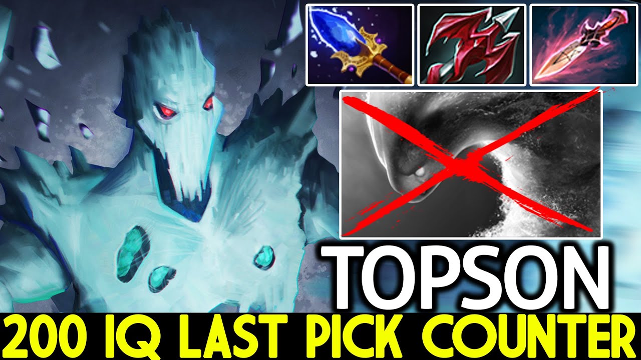 TOPSON [Ancient Apparition] 200 IQ Last Pick Counter with Right Click Dota 2