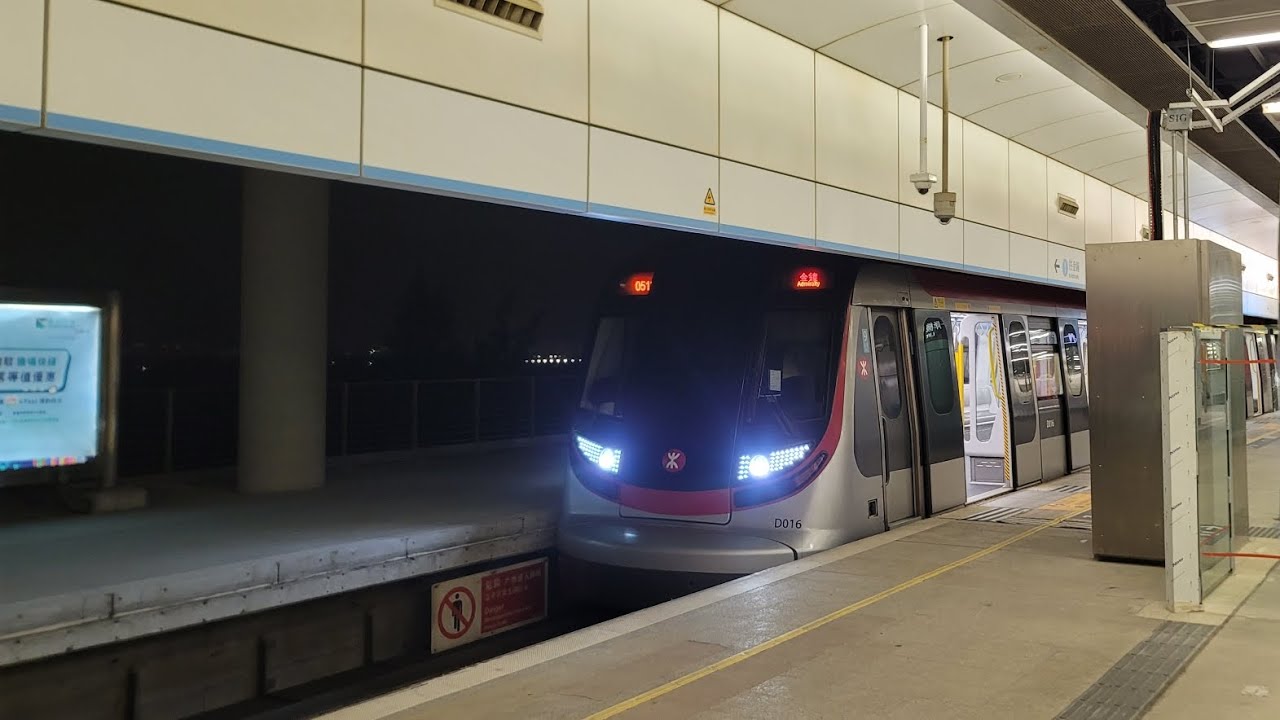 [夜遊落馬洲] 港鐵東鐵線R train落馬洲尾車上水至落馬洲及落馬洲至上水
