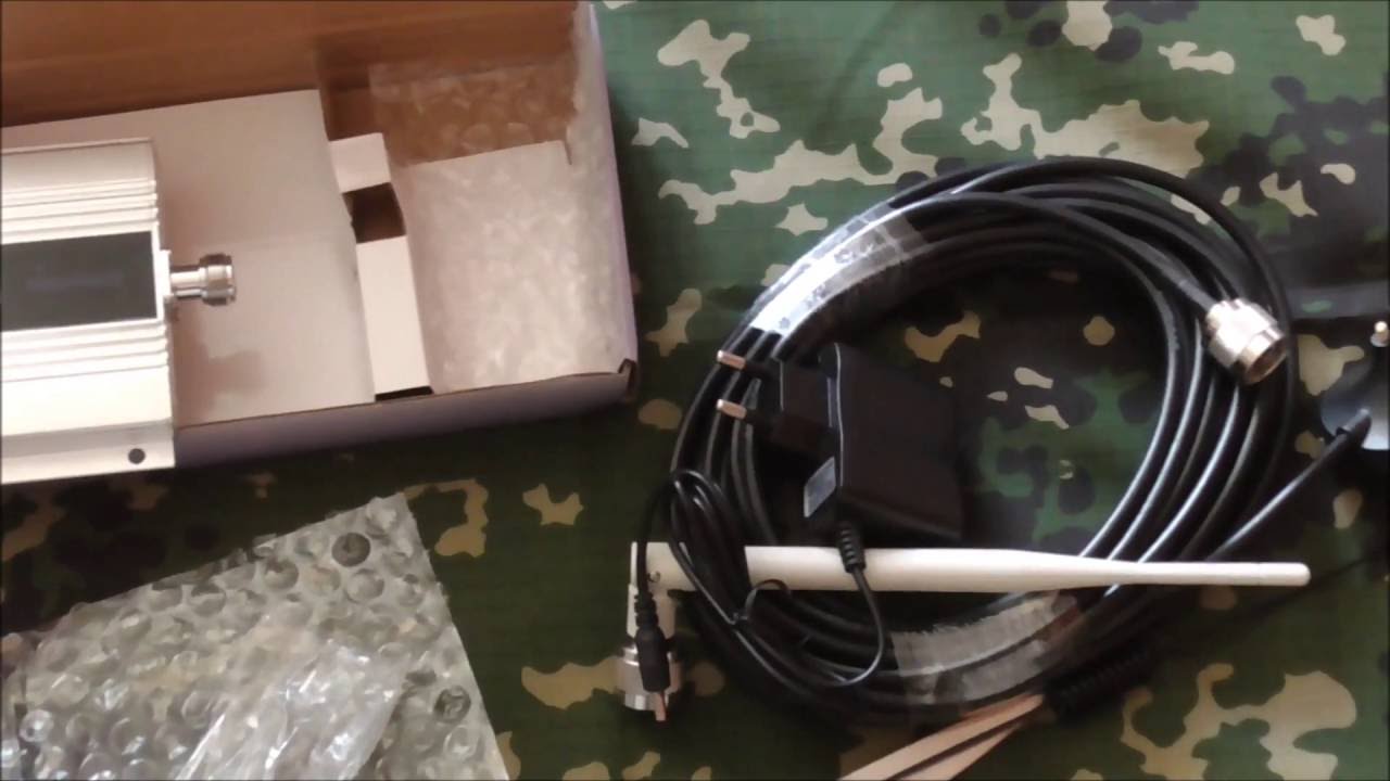 Репитер (повторитель) сотовой связи GSM 900 мГц из Китая. Распаковка посылки aliexpress.com
