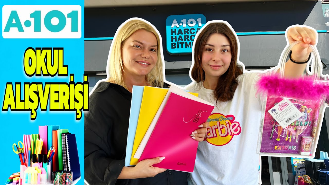 A101 Okul Alışverişi 2023 | Anne Kız OKULA DÖNÜŞ | Back to School @ESİLA BİLTEKİN @SUNA BİLTEKİN