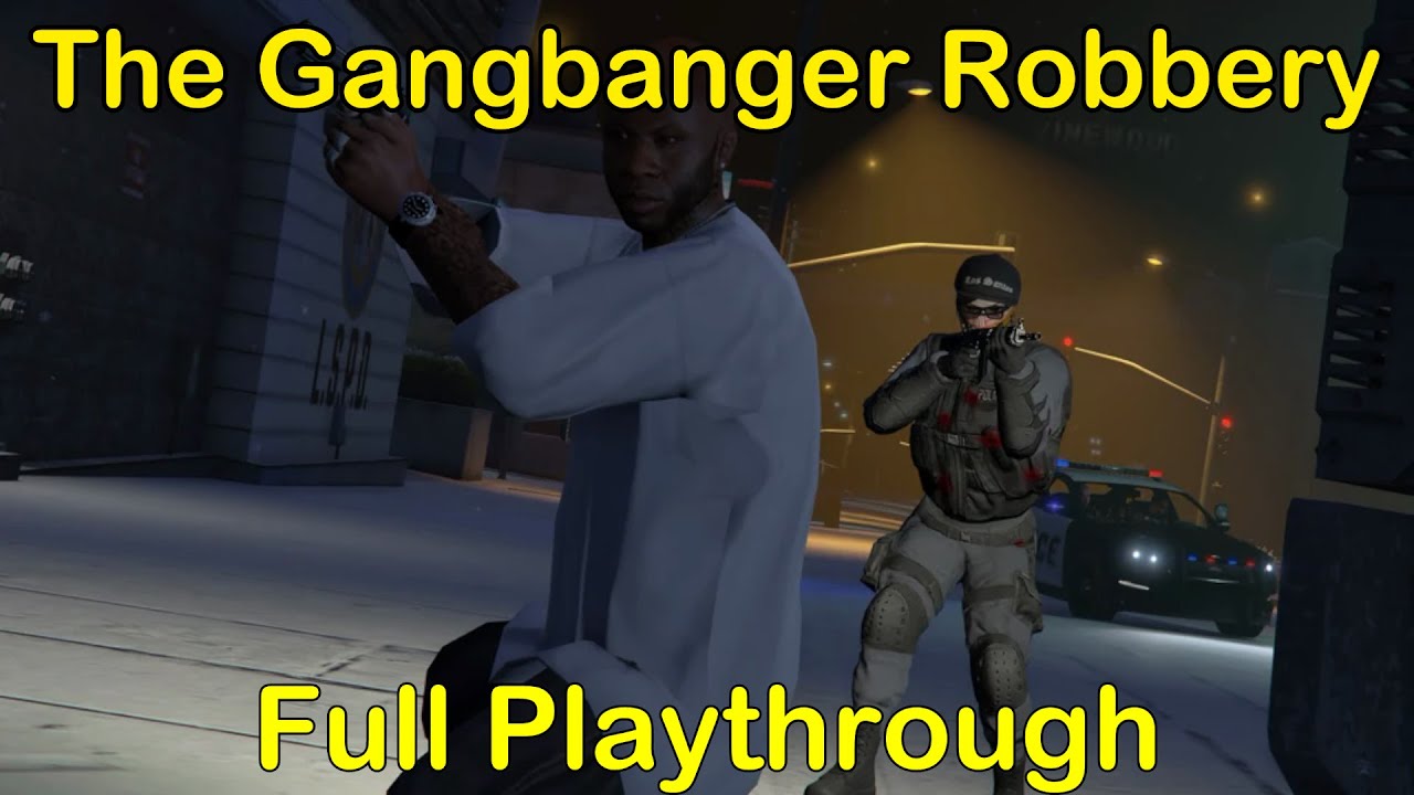 The Gangbanger Robbery [GTA Online Chop Shop DLC] Full Playthrough (No Commentary)