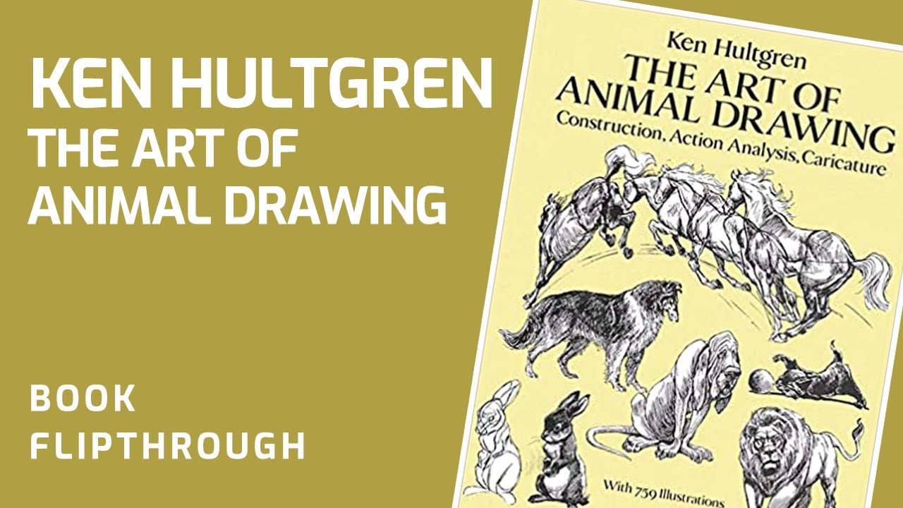 Ken Hultgren - The Art of Animal Drawing - Book Flipthrough