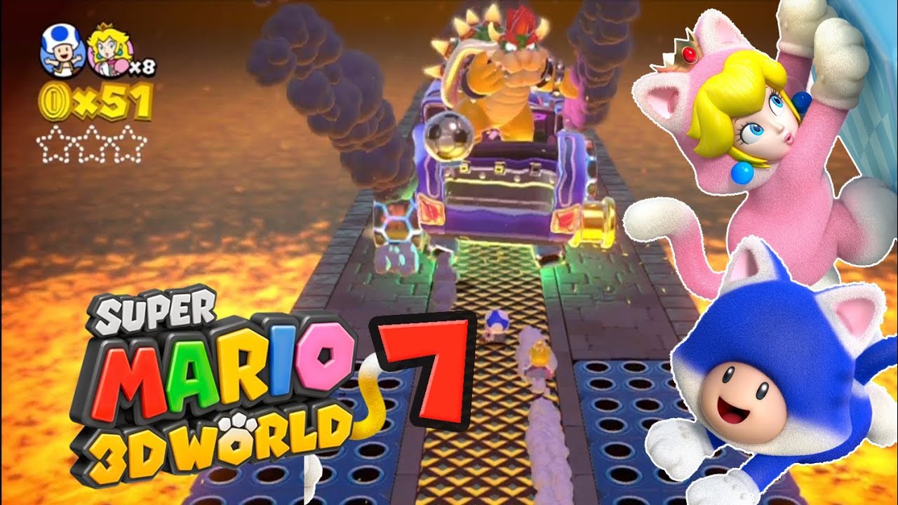 Jusqu'au Bout de Super Mario 3D World - Covoiturage Avec Bowser ! (Monde 7)