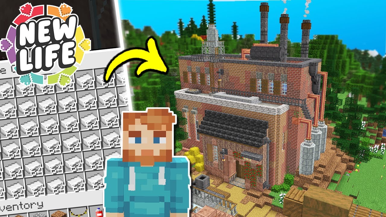 Я построил ЖЕЛЕЗНЫЙ ЗАВОД в Minecraft Survival: New Life SMP (#3)