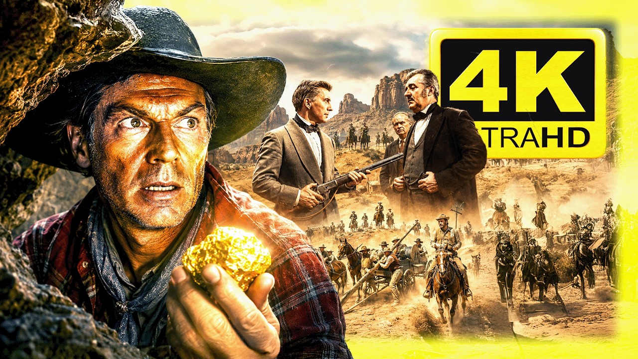 🎬 Голые холмы (1956) 4K | Вестерн с Дэвидом Уэйном 🤠💰 | Золотая лихорадка