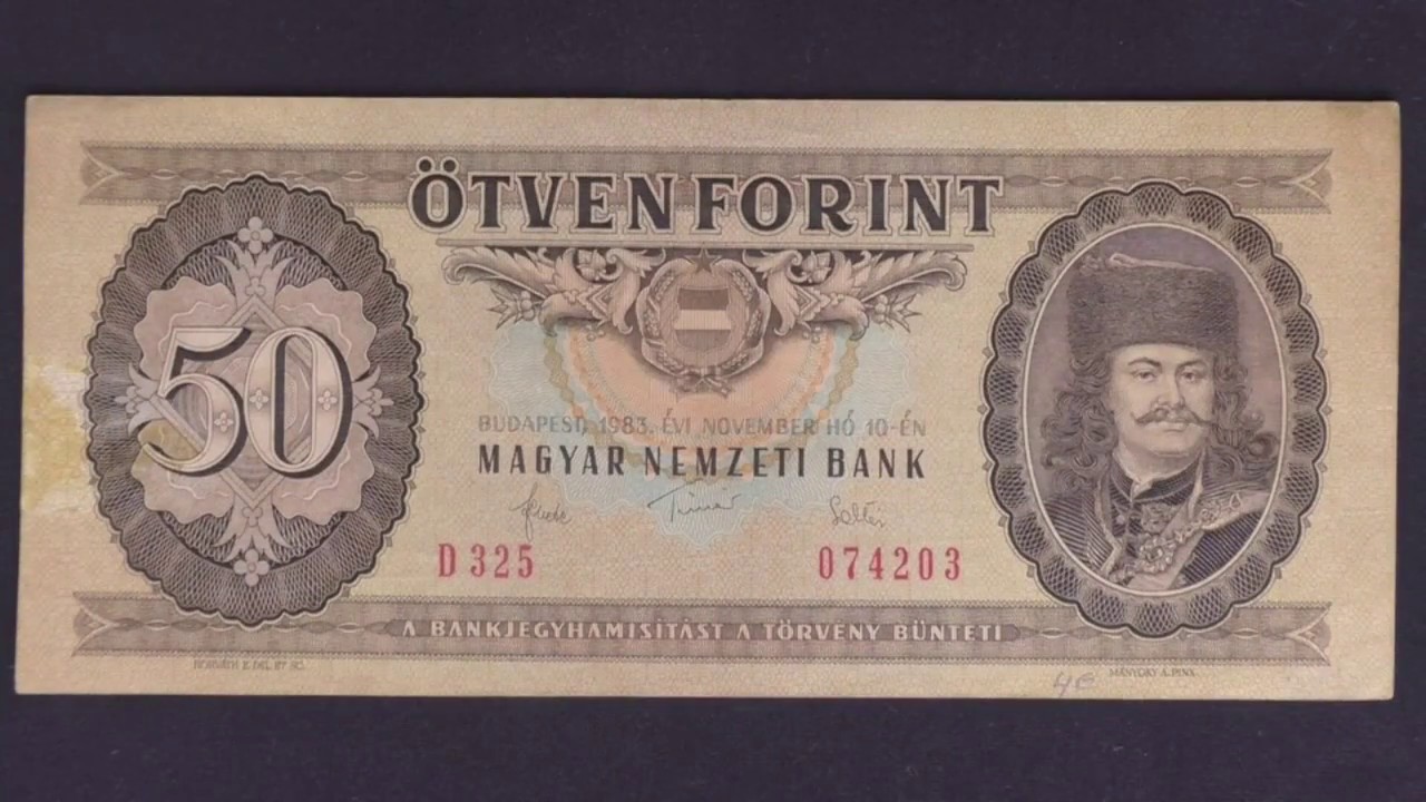 Венгрия. 50 форинтов 1983 года. Hungary. 50 forints in 1983.