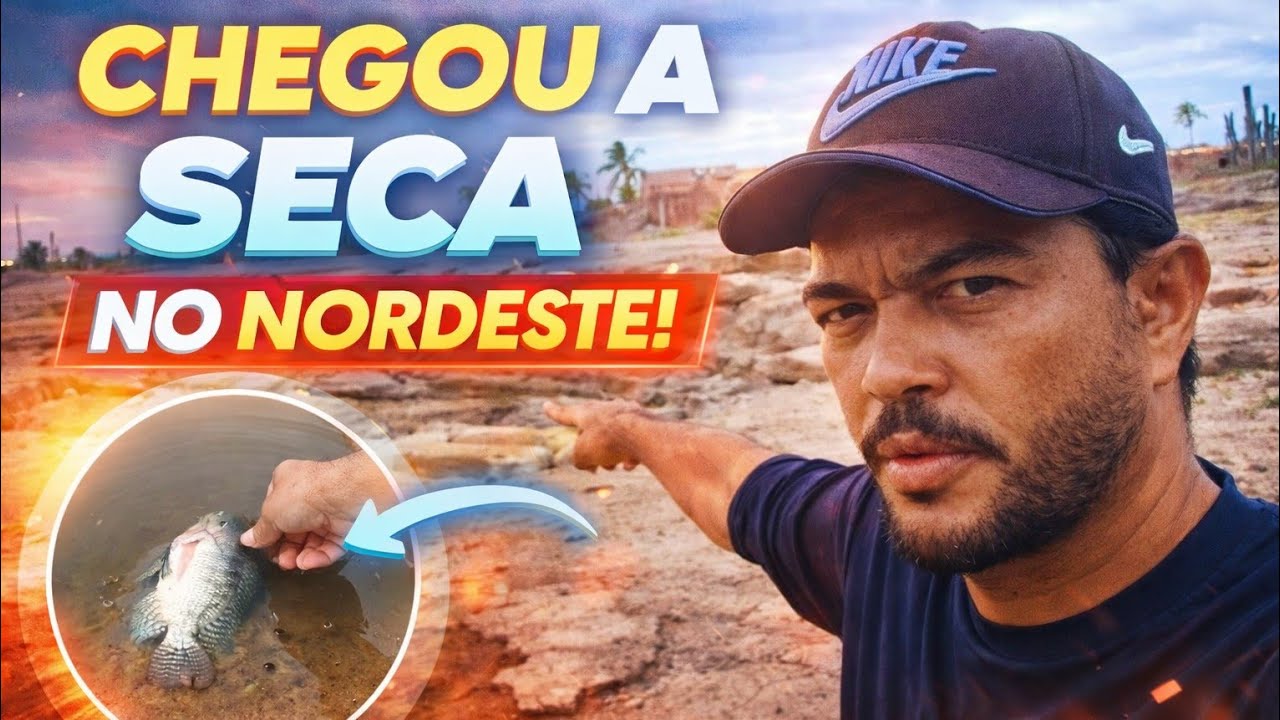 A SECA CHEGOU ACABOU OS PEIXE 🐟 VEM CHUVA!  