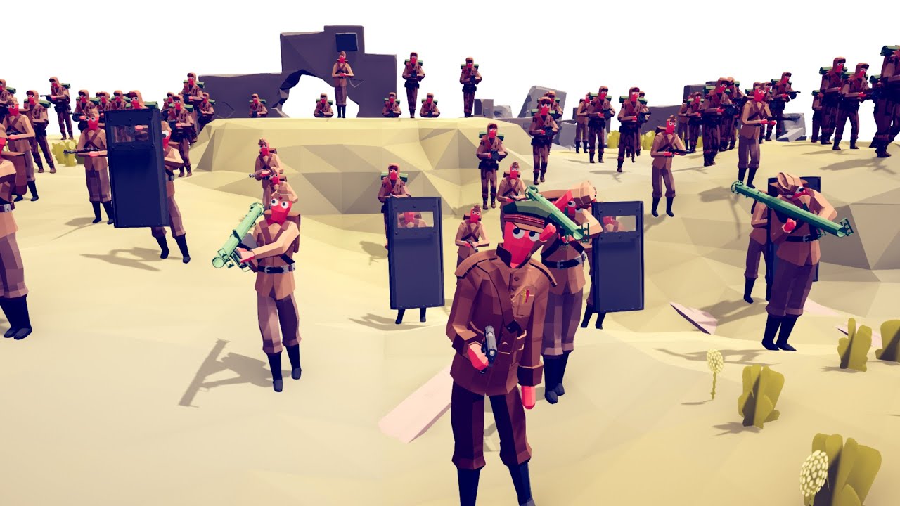 150x SOVIET ARMY SIEGE BERLIN - Totally Accurate Battle Simulator TABS