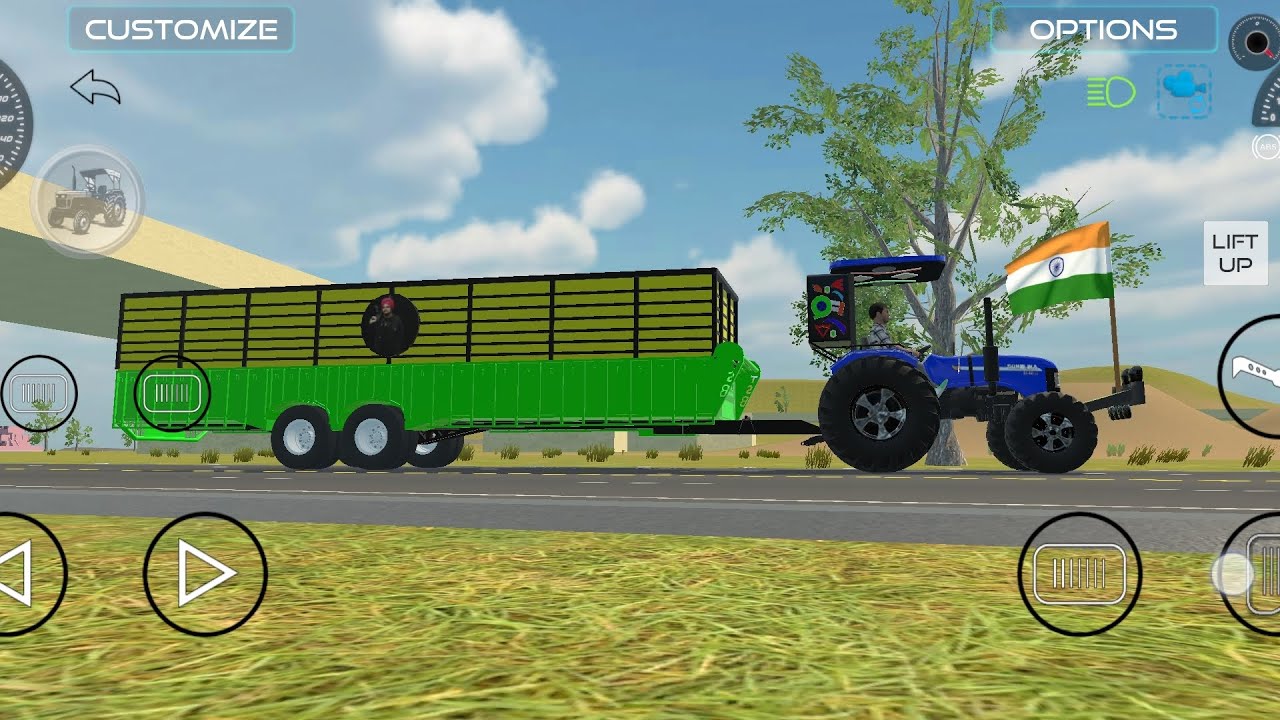 Indian vehicles simulator 3D modified tractor #indiantractor3d #3dgaming #games #games 