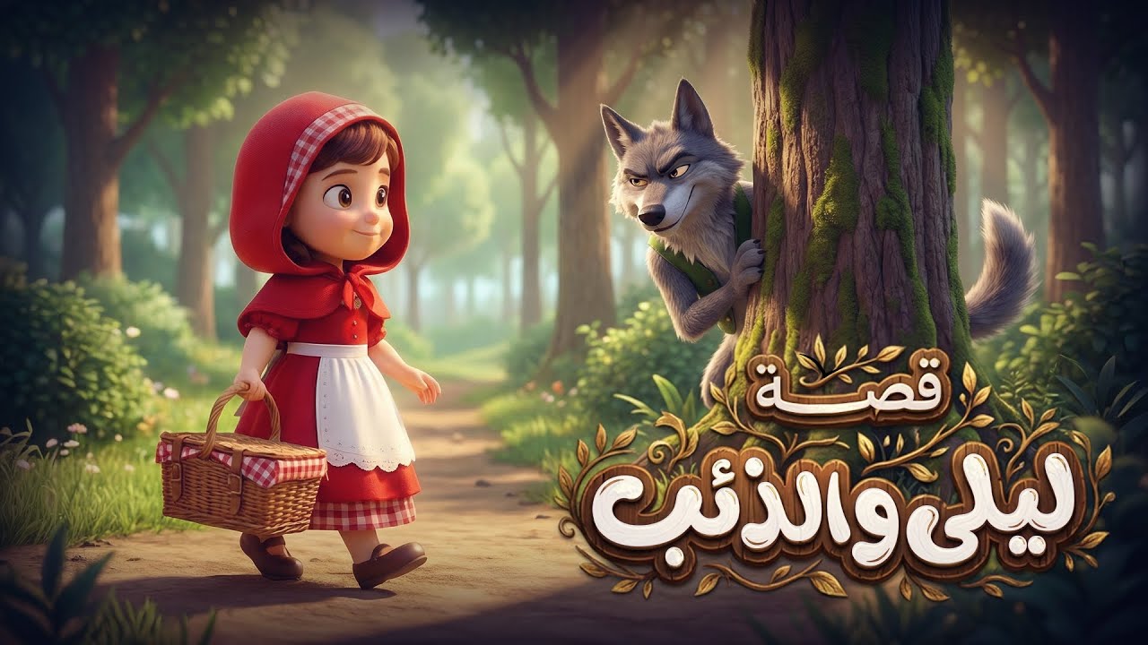 قصة ليلى و الذئب - يحكيها لكم آدم بشكل ممتع للأطفال