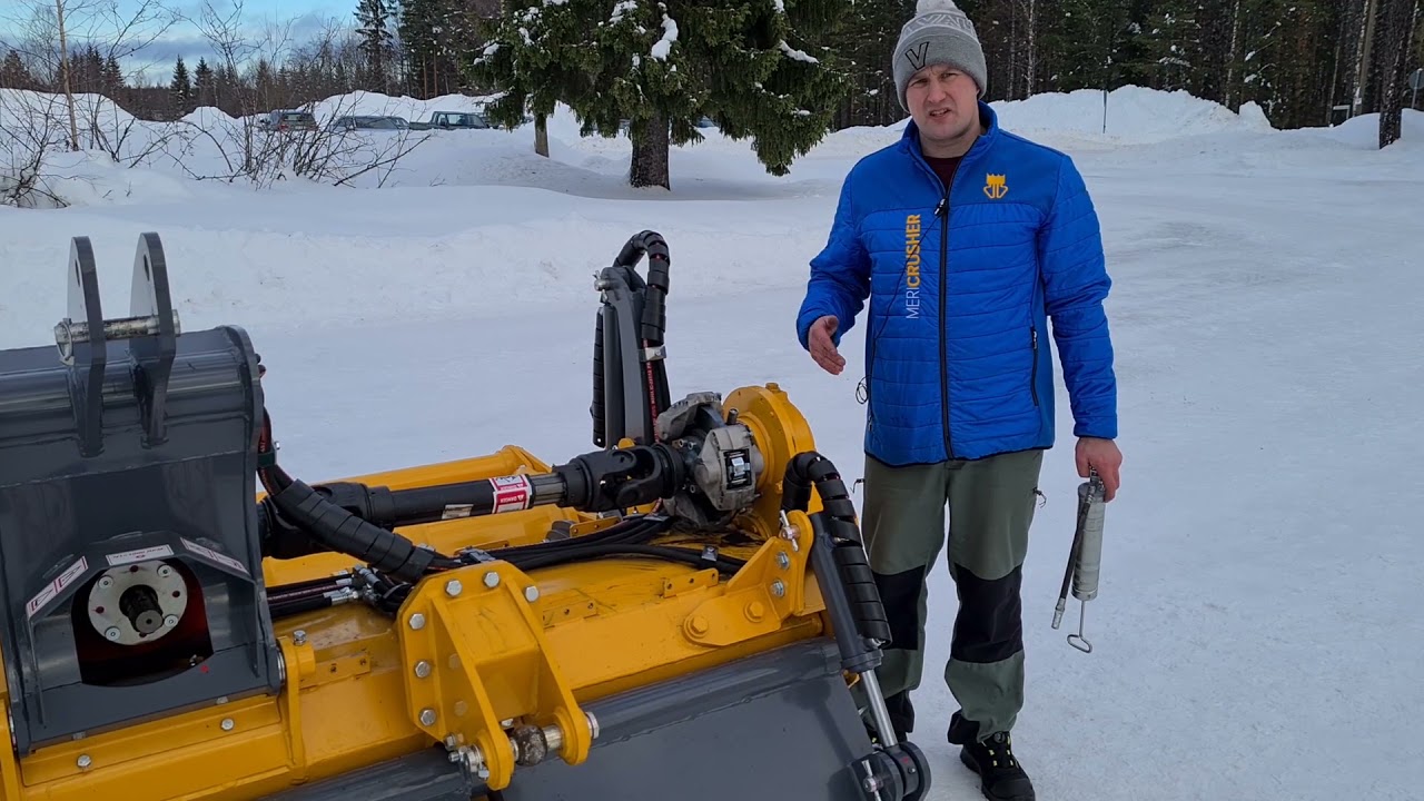 MeriCrusher transmission and patented POC-safety clutch introduction video