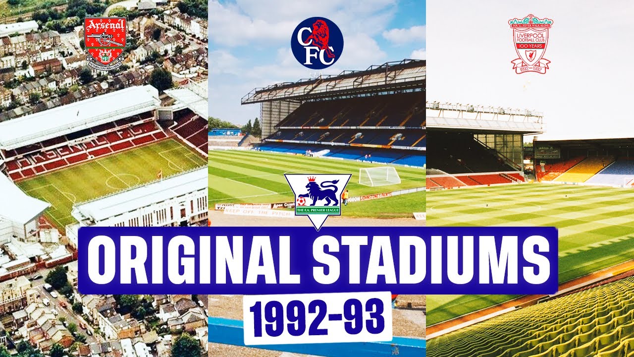 ALL 21 ORIGINAL Stadiums of The Premier League's FIRST Season