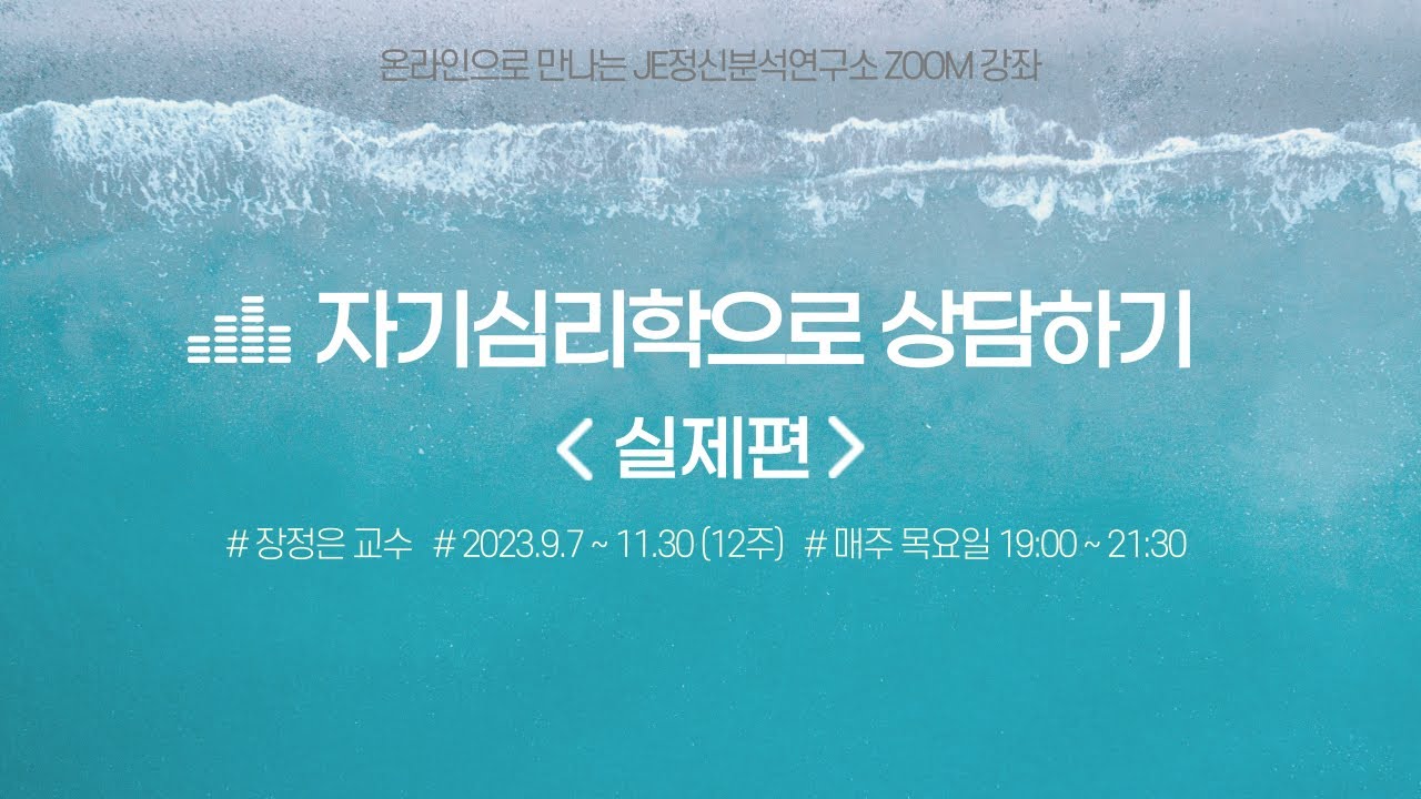 자기심리학으로 상담하기(실제편)_1강