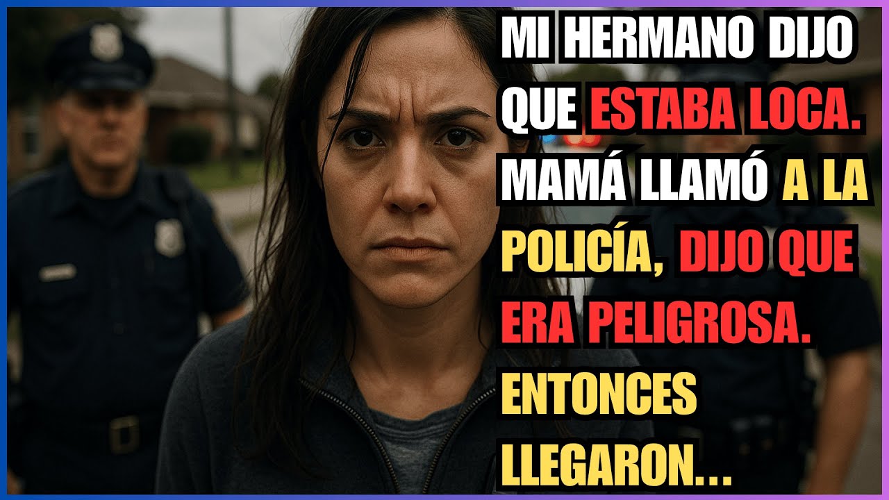 Mi hermano dijo que estaba loca. Mamá llamó a LA POLICÍA, dijo que era peligrosa. Entonces llegar...